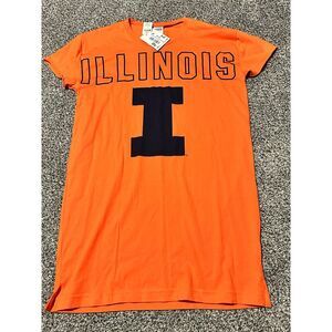 NWT‎ New VS PINK University of Illinois night shirt sleep gown college small